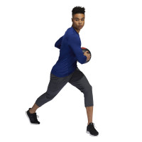 adidas TechFit Sous-Maillot Compression Manches Longues Blue