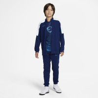 Nike Dri-FIT Academy Trainingsjack Kids Blauw Wit Blauw