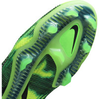 Nike Phantom GT2 Elite Gras Voetbalschoenen (FG) Zwart Grijs Groen