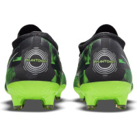 Nike Phantom GT2 Pro Gras Voetbalschoenen (FG) Zwart Grijs Groen