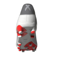 adidas X Speedflow.3 Gazon Naturel Gazon Artificiel Chaussures de Foot (MG) Gris Blanc Rouge