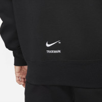 Nike Sportswear Tech Fleece Sweat à Capuche Hoodie Swoosh Noir Blanc