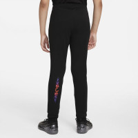 Nike KM Pantalon d'Entraînement Dri-Fit Enfants Noir Rouge Vif