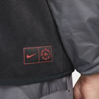 Nike Paris Saint Germain Jacket Woven 2021-2022 Donkergrijs Zwart Rood