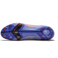 Nike Mercurial Superfly 8 Pro KM Gazon Naturel Chaussures de Foot (FG) Mauve Clair Argent