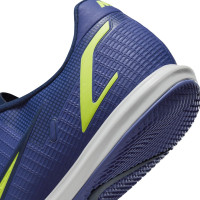 Nike Mercurial Vapor 14 Academy Chaussures de Foot en Salle (IN) Bleu Violet Jaune