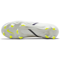 Nike Phantom GT2 Pro Gazon Naturel Chaussures de Foot (FG) Mauve Jaune Gris Noir