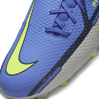 Nike Phantom GT2 Academy DF Chaussures de Foot Gazon Naturel Gazon Artificiel (MG) Mauve Jaune Gris Noir