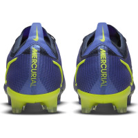 Nike Mercurial Vapor 14 Elite Gazon Naturel Chaussures de Foot (FG) Bleu Jaune Noir