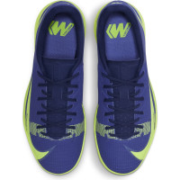 Nike Mercurial Vapor 14 Academy Chaussures de Foot en Salle (IN) Enfants Bleu Violet Jaune
