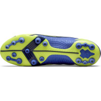 Nike Mercurial Vapor 14 Elite Gazon Artificiel Chaussures de Foot (AG) Bleu Jaune Noir