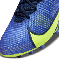 Nike Mercurial Vapor 14 Elite Kunstgras Voetbalschoenen (AG) Blauw Geel Zwart