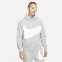 Nike Sportswear Tech Fleece Trainingspak Swoosh Grijs Wit