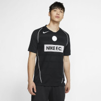 Nike F.C. Voetbalshirt Zwart Zwart Wit