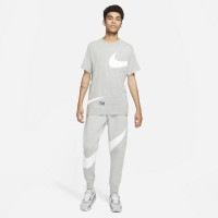 Nike Sportswear Tech Fleece Pantalon Jogging Swoosh Gris Blanc