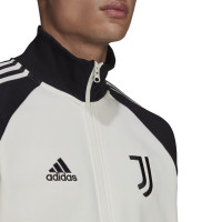 adidas Juventus Anthem Veste d'Entraînement 2021-2022 Blanc Noir