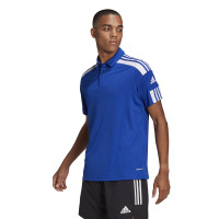 adidas Squadra 21 Polo Blauw Wit