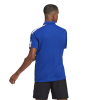 adidas Squadra 21 Polo Blauw Wit