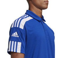 adidas Squadra 21 Polo Blauw Wit