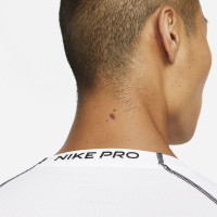Nike Pro Dri-FIT Sous-Maillot Manches Courtes Blanc