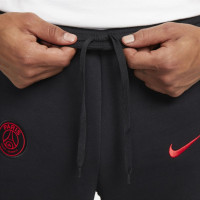Nike Paris Saint Germain GFA Fleece Trainingsbroek 2021-2022 Zwart Rood