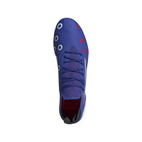 adidas X Speedflow.1 Gazon Naturel Chaussures de Foot (FG) Blue Blanc Rouge