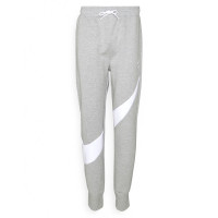 Nike Sportswear Tech Fleece Pantalon Jogging Swoosh Gris Blanc