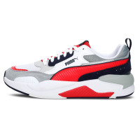 PUMA X-Ray 2 Square Sneakers SD Wit Rood Blauw