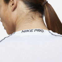 Nike Pro Dri-FIT Ondershirt Lange Mouwen Wit