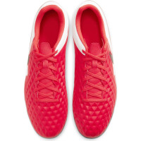 Nike Tiempo Legend 8 Club Gras / Kunstgras Voetbalschoenen (MG) Roze Wit Zwart