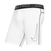 Nike Pro Dri-FIT Short Blanc Noir