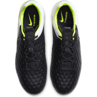 Nike Tiempo Legend 8 PRO FG Voetbalschoenen Zwart Zwart Wit