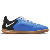 Nike Tiempo Legend 9 Club Chaussures de Foot en Salle (IN) Enfants Bleu Noir Lime