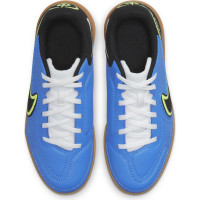 Nike Tiempo Legend 9 Club Chaussures de Foot en Salle (IN) Enfants Bleu Noir Lime
