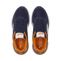 PUMA Graviton Sneakers Kids Donkerblauw Wit Oranje