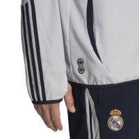 adidas Real Madrid Woven Trainingsjack 2021-2022 Wit