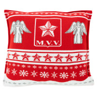 MVV Kerstkussen (gebreid)