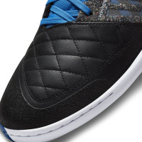 Nike LunarGato II Zaalvoetbalschoenen (IN) Zwart Grijs Blauw