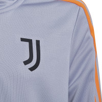adidas Juventus Track Hoodie Survêtement 2021-2022 Enfants Gris Orange Noir