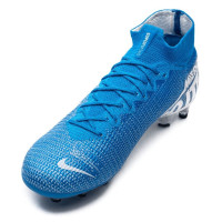 Nike Mercurial Superfly 7 ELITE AG Kunstgras Voetbalschoenen Blauw Wit Blauw