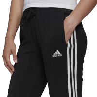 Pantalon d'entraînement adidas Essentials 3-Stripes Femme Noir Blanc