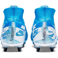 Nike Mercurial Superfly 7 ELITE Ijzeren Nop Voetbalschoenen (SG-Pro) Anti-Clog Blauw Wit Blauw