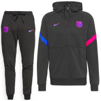 Survêtement polaire Travel Nike FC Barcelona 2021-2022 noir rose