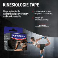 Bande de kinésiologie Hansaplast Noir 5 cm x 5 m