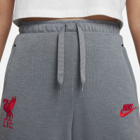 Nike Liverpool Travel Fleece Survêtement 2021-2022 Enfant Gris Foncé Jaune