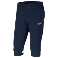 Pantalon d'entraînement 3/4 Nike Dri-Fit Academy 21 KP Kids Bleu foncé