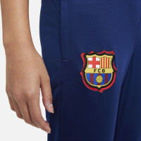 Nike FC Barcelona Strike Hooded Trainingspak 2021-2022 Kids Donkerblauw