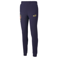 PUMA Italie Winner Pantalon d'Entraînement Bleu Foncé Or