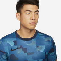 Nike F.C. Libero Trainingsshirt Donkerblauw Blauw Zwart
