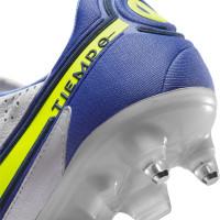 Chaussure de football Nike Tiempo Legend 9 Elite IronNop (SG) Anti-sabots Gris Jaune Violet